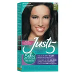 Just 5 Women\'s 5 Minute Permanent Hair Color with Conditioner, Grey Hair Coloring for Women - Black