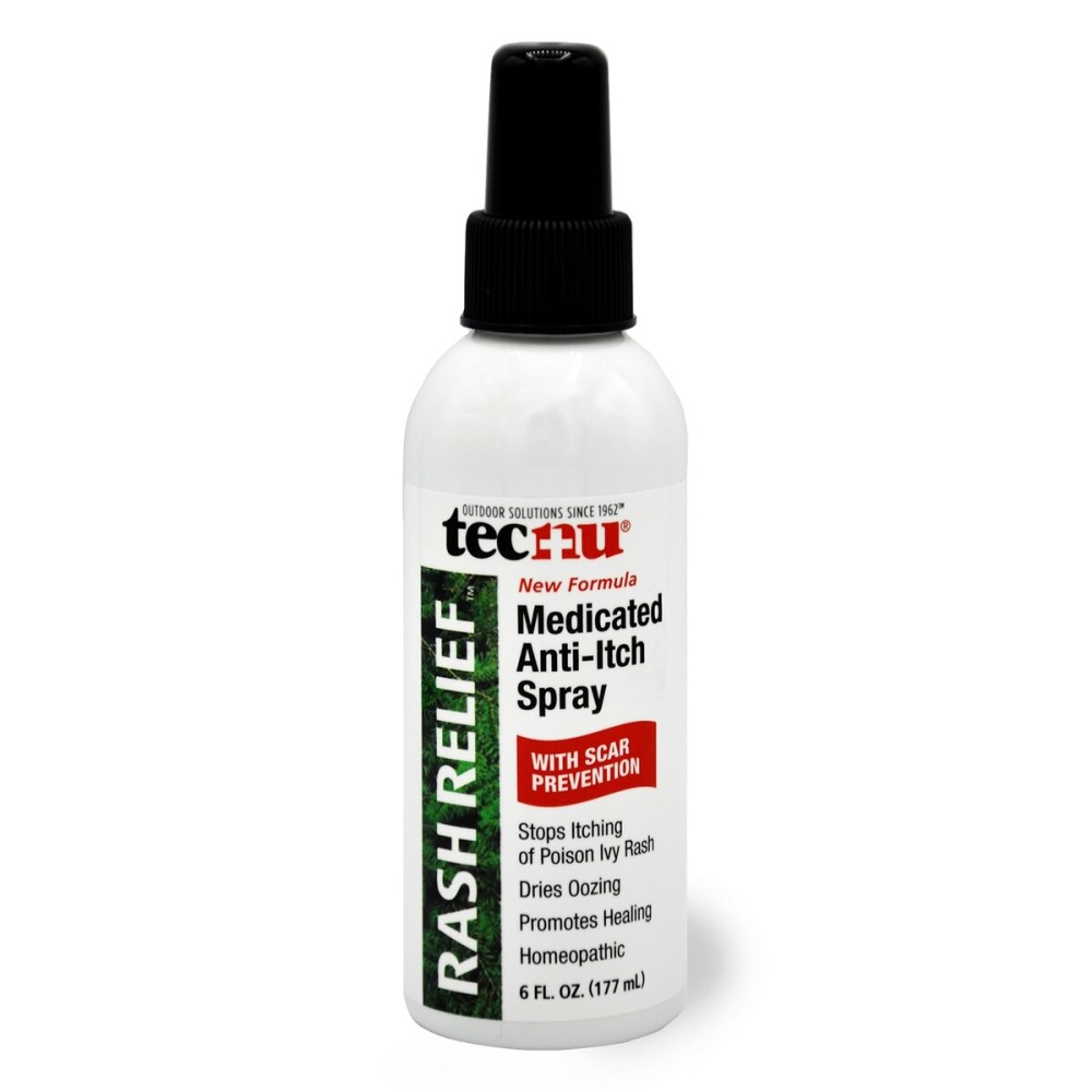 Tecnu Rash Relief Medicated Anti Itch Spray with Scar Prevention, 6 Fl Oz, Protection & Itchy Skin Relief from Poison Ivy, Poison Oak, Rashes, Insect Bites & Sunburn, Homeopathic Skin Care Tecnu Rash Relief Medicated Anti Itch Spray with Scar Prevention, 6 Fl Oz, Protection & Itchy Skin Relief from Poison Ivy, Poison Oak, Rashes, Insect Bites & Sunburn, Homeopathic Skin Care