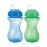 Nuby 2-Pack No-Spill Easy Grip Cup, 10 Ounce, Colors May Vary