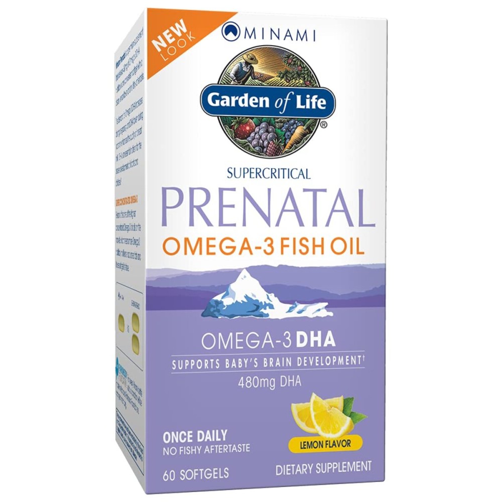 Garden of Life Prenatal DHA Omega 3 Fish Oil - Minami Natural Prenatal, 60 Softgels Garden of Life Prenatal DHA Omega 3 Fish Oil - Minami Natural Prenatal, 60 Softgels
