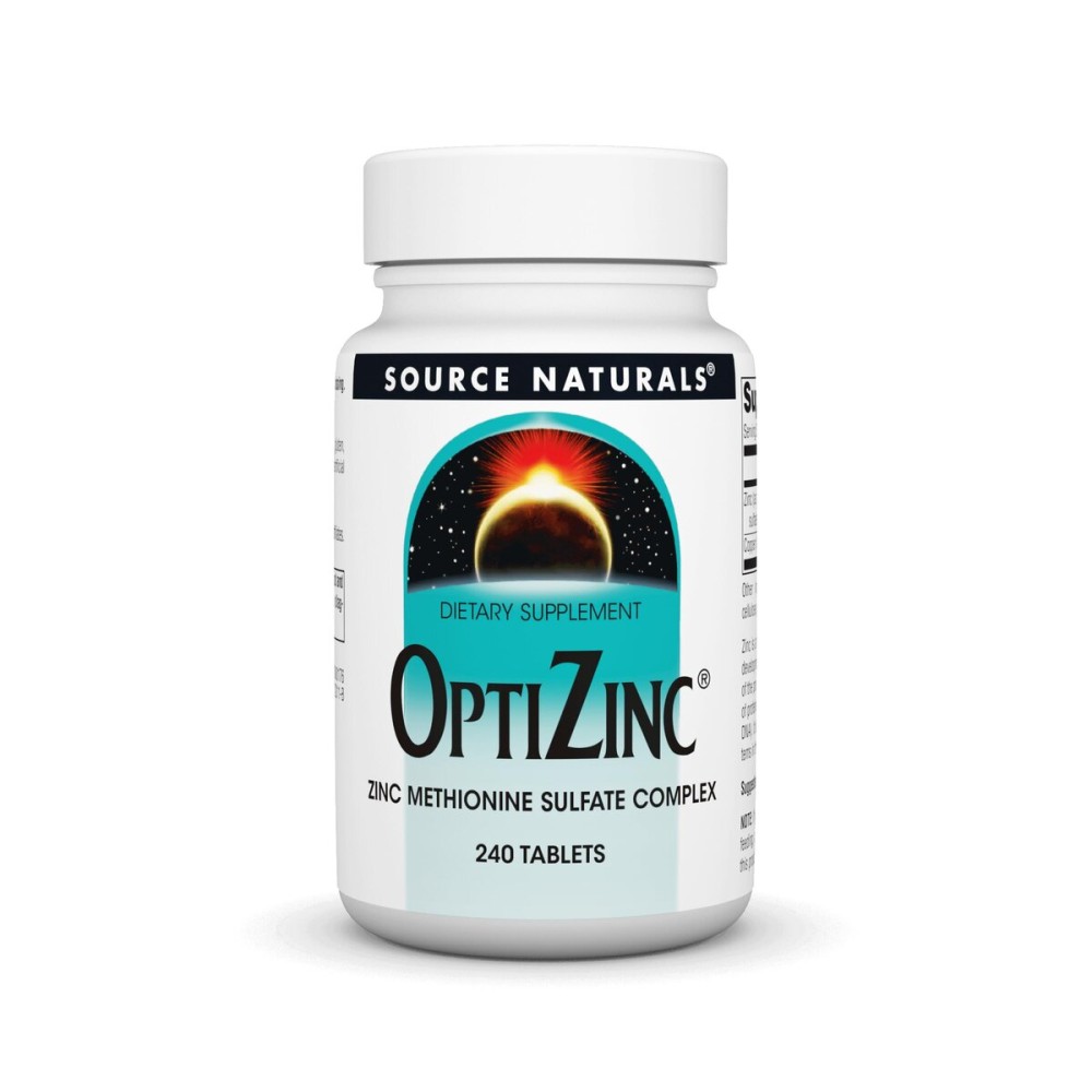 Source Naturals OptiZinc Zinc Methionine Sulfate Complex & Dietary Supplement - 240 Tablets Source Naturals OptiZinc Zinc Methionine Sulfate Complex & Dietary Supplement - 240 Tablets