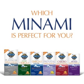 Garden of Life EPA/DHA Omega 3 Fish Oil - Minami Natural Brain Function, Heart and Mood Supplement, 60 Softgels Garden of Life EPA/DHA Omega 3 Fish Oil - Minami Natural Brain Function, Heart and Mood Supplement, 60 Softgels