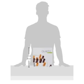 Quarto | Wooden Strategy Board Game for Adults and Families | Ages 8+ | 2 Players | 15 Minutes Quarto | Wooden Strategy Board Game for Adults and Families | Ages 8+ | 2 Players | 15 Minutes