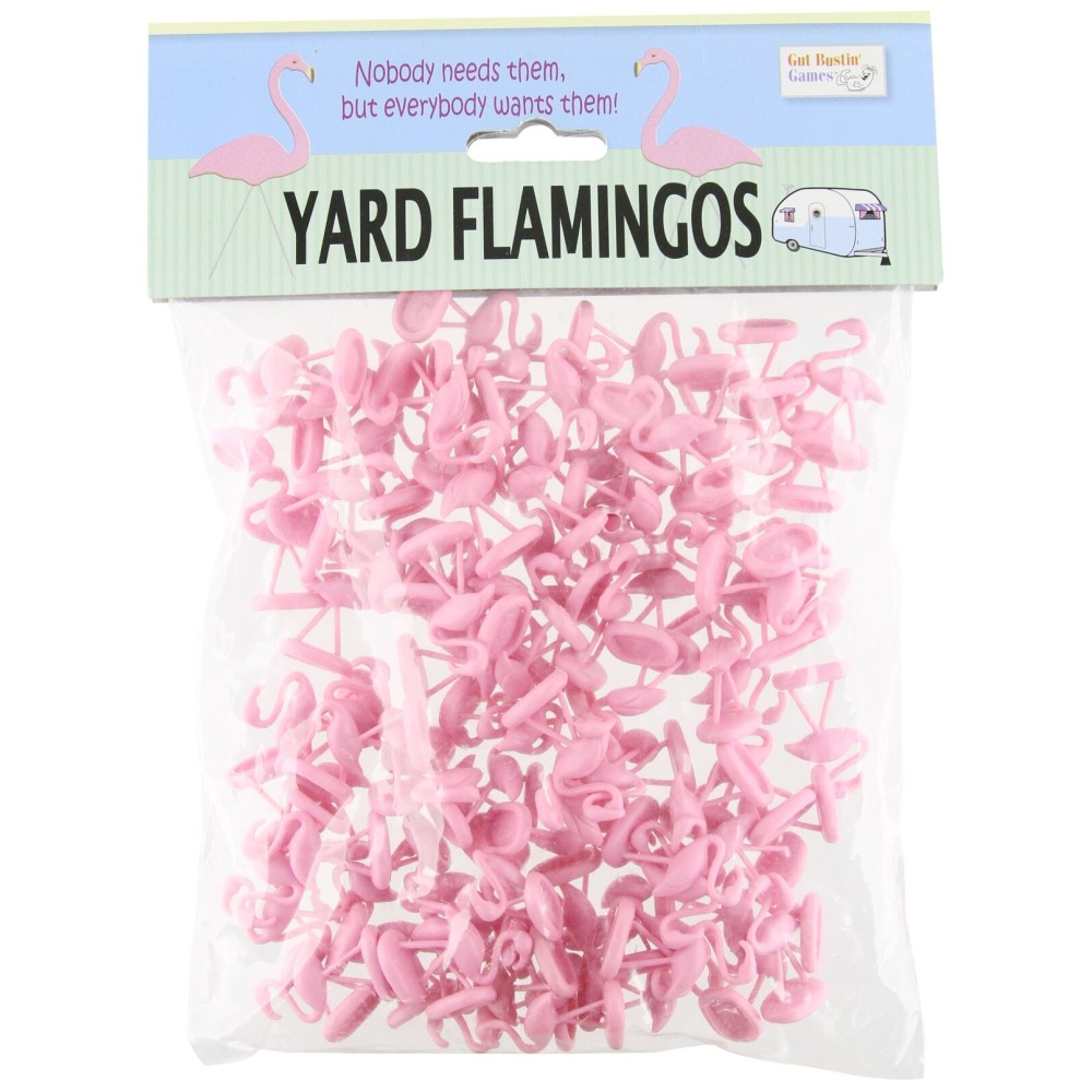Gut Bustin\' Games Yard Flamingo Miniatures Pink Small