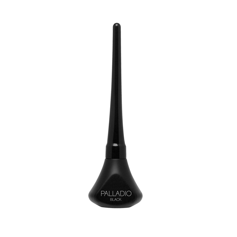 Palladio Liquid Eyeliner, Black, Highly Pigmented, For Intense Eye Definition, Smear-proof Liquid Eyeliner, Includes Easy Grip Wand and Felt Tip Applicator