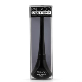 Palladio Liquid Eyeliner, Black, Highly Pigmented, For Intense Eye Definition, Smear-proof Liquid Eyeliner, Includes Easy Grip Wand and Felt Tip Applicator