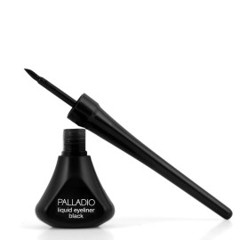Palladio Liquid Eyeliner, Black, Highly Pigmented, For Intense Eye Definition, Smear-proof Liquid Eyeliner, Includes Easy Grip Wand and Felt Tip Applicator