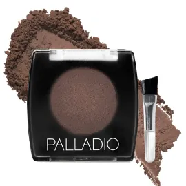 Palladio Brow Powder for Eyebrows, Soft and Natural Eyebrow Powder with Jojoba Oil & Shea Butter, Helps Enhance & Define Brows, Compact Size for Purse or Travel, Includes Applicator Brush, Dark Brown Palladio Brow Powder for Eyebrows, Soft and Natural Eyebrow Powder with Jojoba Oil & Shea Butter, Helps Enhance & Define Brows, Compact Size for Purse or Travel, Includes Applicator Brush, Dark Brown
