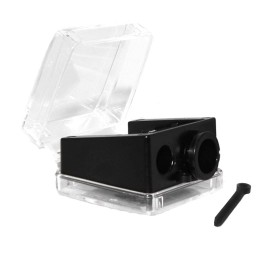 Palladio Double Barrel 3 in 1 Cosmetic Pencil Sharpener with Cover, Stainless Steel Blade, Size Adjuster, Essential for Small and Extra Large Lip Liner, Eyeliner, Brow Pencils Palladio Double Barrel 3 in 1 Cosmetic Pencil Sharpener with Cover, Stainless Steel Blade, Size Adjuster, Essential for Small and Extra Large Lip Liner, Eyeliner, Brow Pencils