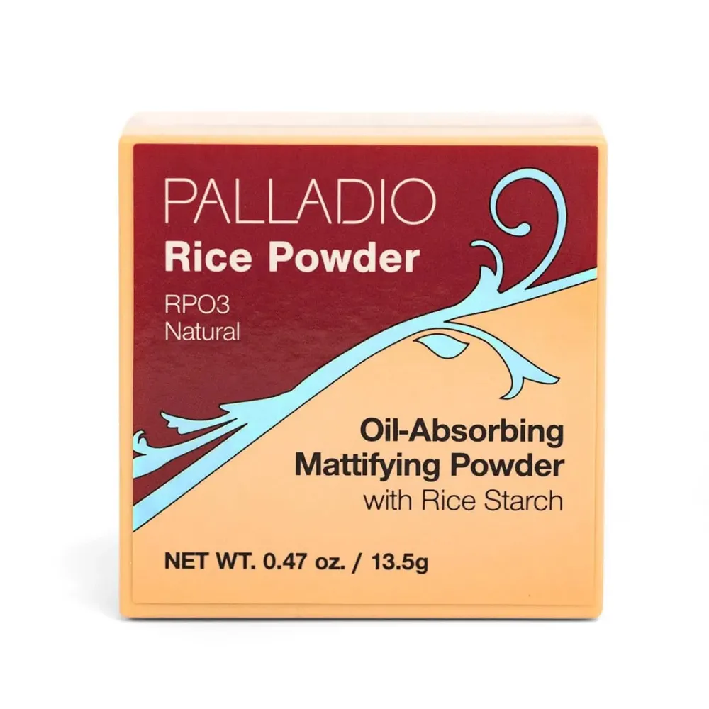 Palladio Rice Powder, Natural, Loose Setting Powder, Absorbs Oil, Leaves Face Looking and Feeling Smooth, Helps Makeup Last Longer For a Flawless, Fresh Look Palladio Rice Powder, Natural, Loose Setting Powder, Absorbs Oil, Leaves Face Looking and Feeling Smooth, Helps Makeup Last Longer For a Flawless, Fresh Look