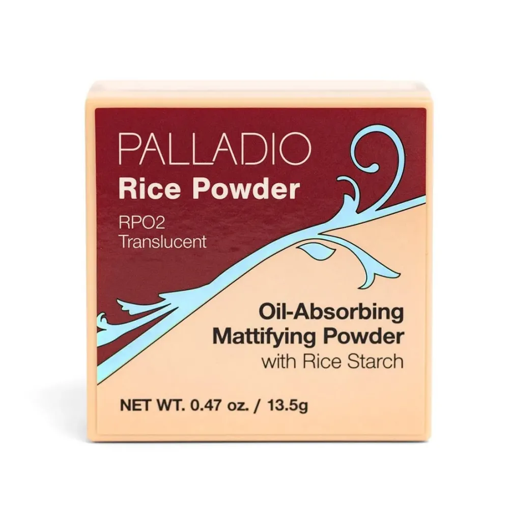 Palladio Rice Powder, Translucent, Loose Setting Powder, Absorbs Oil, Leaves Face Looking and Feeling Smooth, Helps Makeup Last Longer For a Flawless, Fresh Look Palladio Rice Powder, Translucent, Loose Setting Powder, Absorbs Oil, Leaves Face Looking and Feeling Smooth, Helps Makeup Last Longer For a Flawless, Fresh Look