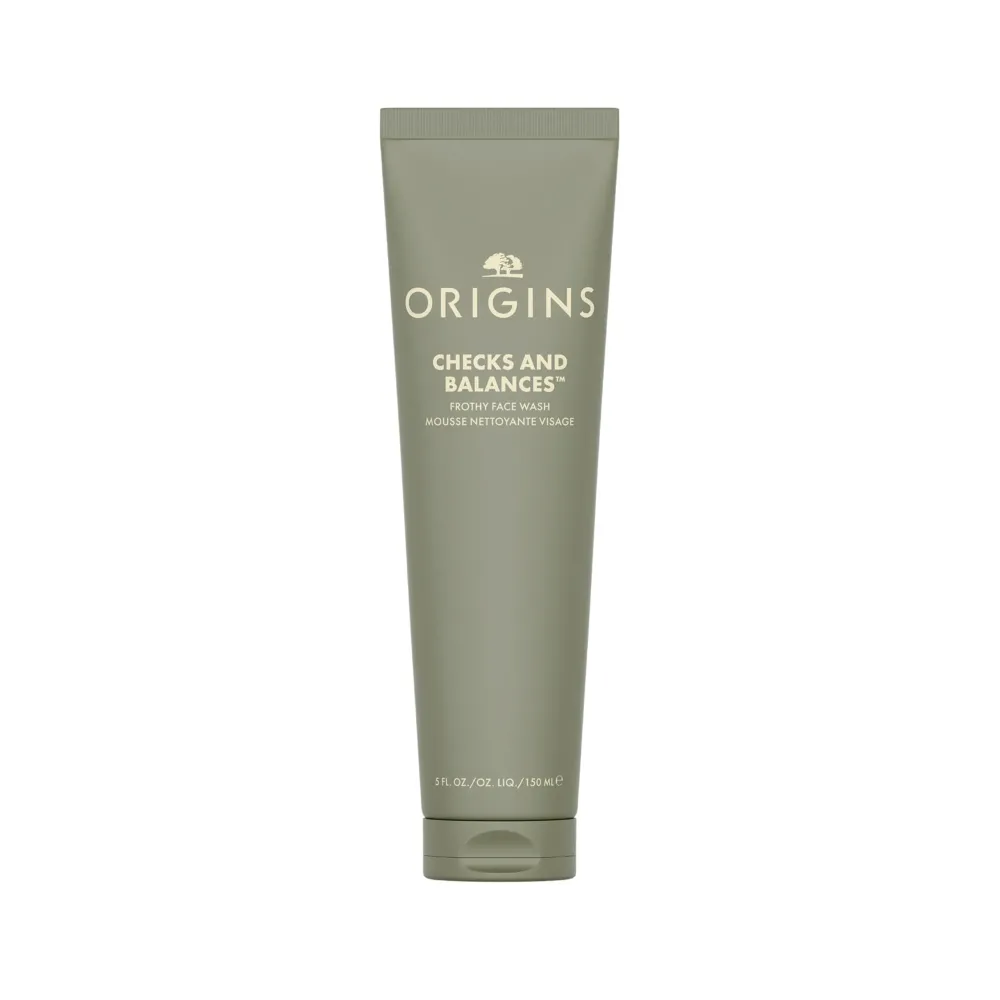 Origins Checks and Balances Frothy Face Wash | Gently Cleanses All Skin Types | With Mint, 5 Fl Oz Origins Checks and Balances Frothy Face Wash | Gently Cleanses All Skin Types | With Mint, 5 Fl Oz