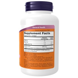 NOW Foods Supplements, Caprylic Acid 600 mg, MCT (Medium-Chain Triglycerides), 100 Softgels NOW Foods Supplements, Caprylic Acid 600 mg, MCT (Medium-Chain Triglycerides), 100 Softgels