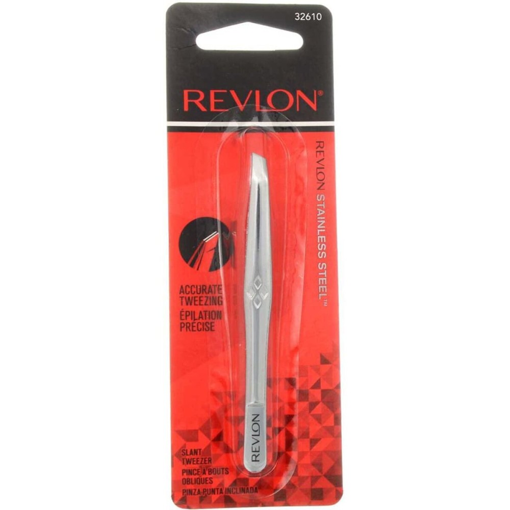 Revlon Stainless Steel Accurate Tweezing 1 ea (Pack of 2) Revlon Stainless Steel Accurate Tweezing 1 ea (Pack of 2)