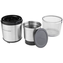 Cuisinart SG-10 Electric Spice-and-Nut Grinder, Stainless/Black, Mini Cuisinart SG-10 Electric Spice-and-Nut Grinder, Stainless/Black, Mini
