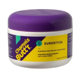 Chamois Butt\'r Eurostyle Anti-Chafe Cream for Road, Gravel, Mountain Bike, 8 ounce jar, Cycling Plastic