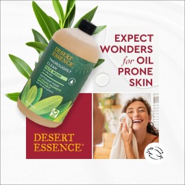 Desert Essence Thoroughly Clean Face Wash with Tea Tree Oil, Castile Soap and Coconut Oil - Organic Facial Cleanser for Sensitive and Oily Skin, Vegan & Cruelty-Free, 32 fl oz Desert Essence Thoroughly Clean Face Wash with Tea Tree Oil, Castile Soap and Coconut Oil - Organic Facial Cleanser for Sensitive and Oily Skin, Vegan & Cruelty-Free, 32 fl oz