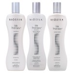 BioSilk 3-Piece Silk Therapy Shampoo, Conditioner & Serum Kit, Haircare For Incredible Shine, Sulfate, Paraben, & Cruelty-Free, 12 Oz (3 Products)