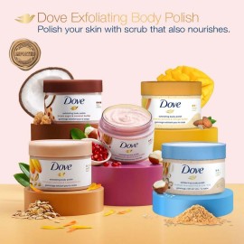 Dove Scrub Pomegranate & Shea Butter For Silky, Soft Skin Body Scrub Exfoliates and Provides Lasting Nourishment 10.5 oz Dove Scrub Pomegranate & Shea Butter For Silky, Soft Skin Body Scrub Exfoliates and Provides Lasting Nourishment 10.5 oz