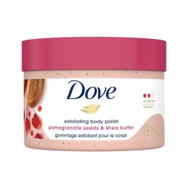 Dove Scrub Pomegranate & Shea Butter For Silky, Soft Skin Body Scrub Exfoliates and Provides Lasting Nourishment 10.5 oz Dove Scrub Pomegranate & Shea Butter For Silky, Soft Skin Body Scrub Exfoliates and Provides Lasting Nourishment 10.5 oz