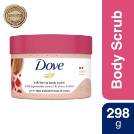 Dove Scrub Pomegranate & Shea Butter For Silky, Soft Skin Body Scrub Exfoliates and Provides Lasting Nourishment 10.5 oz Dove Scrub Pomegranate & Shea Butter For Silky, Soft Skin Body Scrub Exfoliates and Provides Lasting Nourishment 10.5 oz