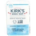 Kirk\'s Natural Castile Soap Original - 4 oz Each, 3 ct