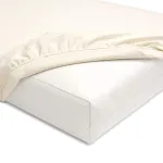 Naturepedic Organic Waterproof Crib Mattress Pad, Skin Friendly, Breathable & Absorbent Crib Mattress Protector - Removable Protector Pad for Baby and Toddler Beds - Fitted for Standard Baby Crib Size