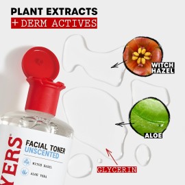 THAYERS Alcohol-Free, Hydrating, Unscented Witch Hazel Facial Toner with Aloe Vera Formula, Vegan, Dermatologist Tested and Recommended, 12 Oz (Packaging May Vary) THAYERS Alcohol-Free, Hydrating, Unscented Witch Hazel Facial Toner with Aloe Vera Formula, Vegan, Dermatologist Tested and Recommended, 12 Oz (Packaging May Vary)