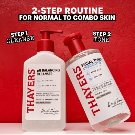 THAYERS Alcohol-Free, Hydrating, Unscented Witch Hazel Facial Toner with Aloe Vera Formula, Vegan, Dermatologist Tested and Recommended, 12 Oz (Packaging May Vary) THAYERS Alcohol-Free, Hydrating, Unscented Witch Hazel Facial Toner with Aloe Vera Formula, Vegan, Dermatologist Tested and Recommended, 12 Oz (Packaging May Vary)