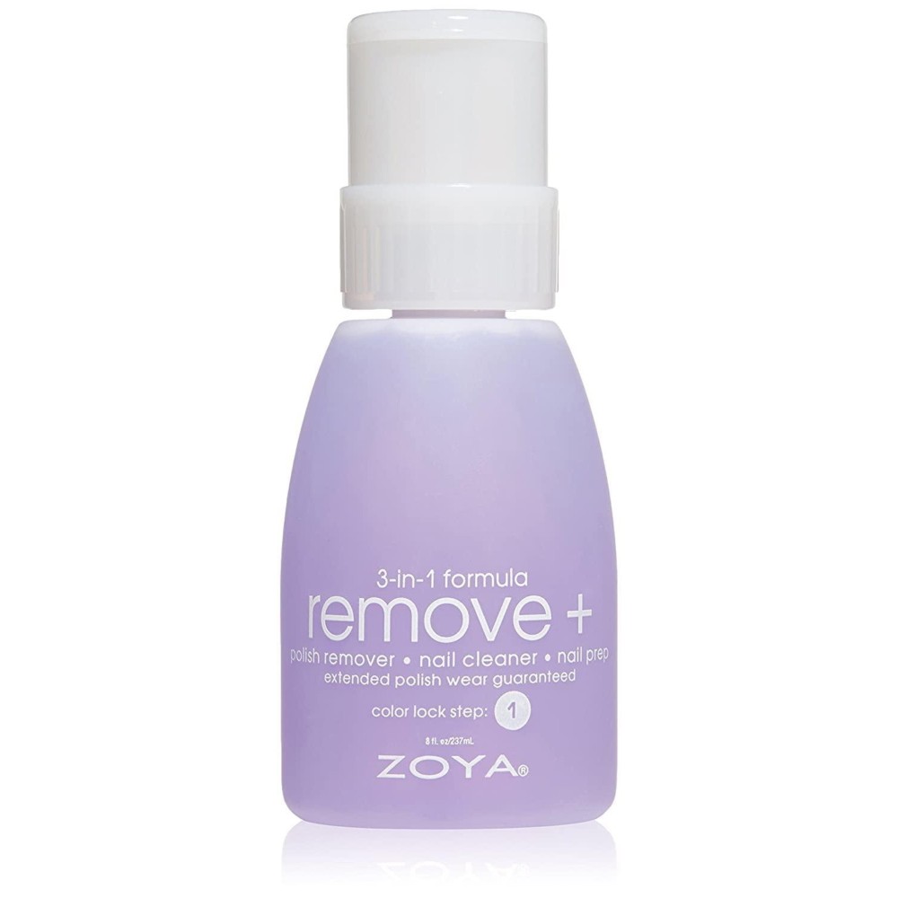 ZOYA Remove Plus 3 in 1 Formula - Liquid Polish Remover, Nail Cleaner, Nail Prep, 8 Fl Oz ZOYA Remove Plus 3 in 1 Formula - Liquid Polish Remover, Nail Cleaner, Nail Prep, 8 Fl Oz