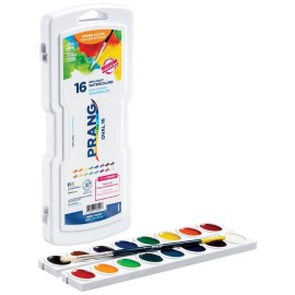 Prang Oval Pan Watercolor Paint Set, 16 Assorted Colors, 1 Count