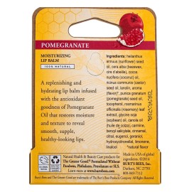 Burt\'s Bees Lip Balm With Pomegranate Oil , 0.15-Ounce (Pack of 6) Burt\'s Bees Lip Balm With Pomegranate Oil , 0.15-Ounce (Pack of 6)