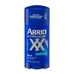 Arrid XX Extra Extra Dry Solid Antiperspirant Deodorant, Cool Shower, 2.6 oz , Pack of 6