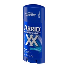Arrid XX Extra Extra Dry Solid Antiperspirant Deodorant, Cool Shower, 2.6 oz , Pack of 6 Arrid XX Extra Extra Dry Solid Antiperspirant Deodorant, Cool Shower, 2.6 oz , Pack of 6