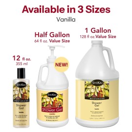 ShiKai Daily Moisturizing Shower Gel (Vanilla, 12oz, Pack of 3) | Gentle Formula | Aloe Vera & Oatmeal for Soft, Healthy Skin | Dry Skin Relief ShiKai Daily Moisturizing Shower Gel (Vanilla, 12oz, Pack of 3) | Gentle Formula | Aloe Vera & Oatmeal for Soft, Healthy Skin | Dry Skin Relief