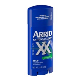 Arrid XX Antiperspirant/Deodorant Solid, Unscented, 2.7-Ounce Sticks (Pack of 6) Arrid XX Antiperspirant/Deodorant Solid, Unscented, 2.7-Ounce Sticks (Pack of 6)
