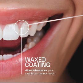 REACH Waxed Dental Floss, Mint, Plaque Remover for Teeth, Shred Resistant, Floss Slides Smoothly, Easy to Use, Waxed, Deep Cleaning Teeth, Oral Care, PFAS Free, for Adults & Kids, 6 Pack, 200 yd REACH Waxed Dental Floss, Mint, Plaque Remover for Teeth, Shred Resistant, Floss Slides Smoothly, Easy to Use, Waxed, Deep Cleaning Teeth, Oral Care, PFAS Free, for Adults & Kids, 6 Pack, 200 yd