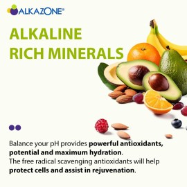 Alkazone Balance Your pH, Antioxidants Alkaline Mineral Drops, Single 1.25 Oz Pack, Portable, Yields 10 Gallons of alkaline, antioxidant Water, Unflavored, pH Balance, Hydration Alkazone Balance Your pH, Antioxidants Alkaline Mineral Drops, Single 1.25 Oz Pack, Portable, Yields 10 Gallons of alkaline, antioxidant Water, Unflavored, pH Balance, Hydration