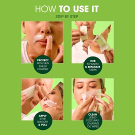 Nad\'s Facial Wax Strips, Fragrance free, 48 Count (Pack of 2) Nad\'s Facial Wax Strips, Fragrance free, 48 Count (Pack of 2)