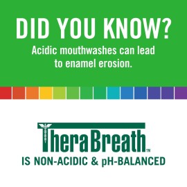 TheraBreath Fresh Breath Mouthwash, Mild Mint Flavor, Alcohol-Free, 16 Fl Oz (2-Pack) TheraBreath Fresh Breath Mouthwash, Mild Mint Flavor, Alcohol-Free, 16 Fl Oz (2-Pack)