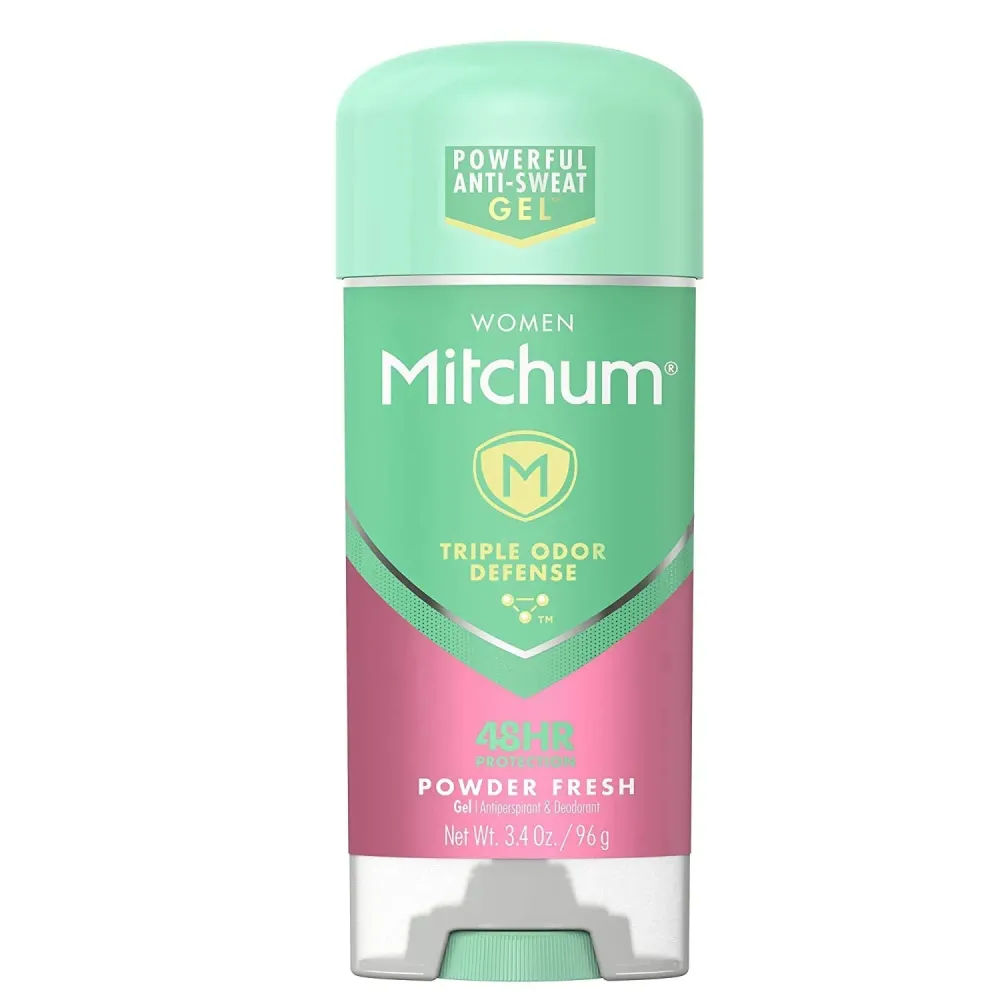 Mitchum Anti-Perspirant & Deodorant for Women, Power Gel, Powder Fresh, 3.4 oz (96 g) (Pack of 4) Mitchum Anti-Perspirant & Deodorant for Women, Power Gel, Powder Fresh, 3.4 oz (96 g) (Pack of 4)