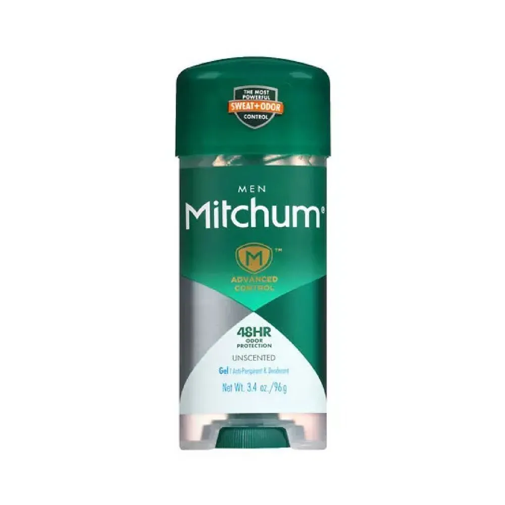 Mitchum Advanced Anti-Perspirant & Deodorant For Men, Gel, Unscented, 3.4-Ounce Stick (Pack of 4) Mitchum Advanced Anti-Perspirant & Deodorant For Men, Gel, Unscented, 3.4-Ounce Stick (Pack of 4)
