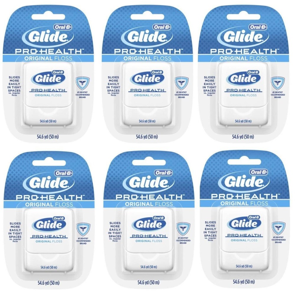 Oral-B Glide Pro-Health Original Floss 50 M (Pack of 6) Oral-B Glide Pro-Health Original Floss 50 M (Pack of 6)