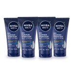 NIVEA MEN Maximum Hydration Face Lotion, Face Lotion with Broad Spectrum SPF 15 Sunscreen for Men, 4 Pack of 2.5 Fl Oz Tubes
