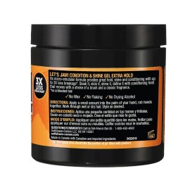 SoftSheen-Carson Let\'s Jam! Shining and Conditioning Hair Gel by Dark and Lovely, Extra Hold, All Hair Types, Styling Gel Great for Braiding, Twisting & Smooth Edges, Extra Hold, 4.4 oz