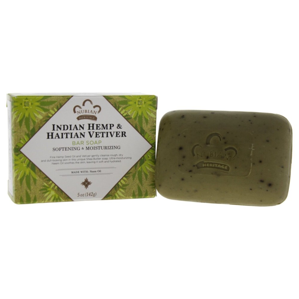 Nubian Heritage Soap Bar, Indian Hemp, 5 Ounce Nubian Heritage Soap Bar, Indian Hemp, 5 Ounce