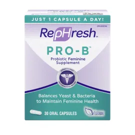 Rephresh Pro-B Probiotic Supplement for Women, 30 Oral Capsules
