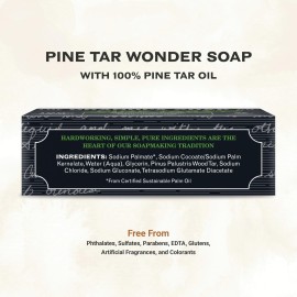 The Grandpa Soap Company Pine Tar Bar Soap for Men- Made With Pine Tar Oil, 3 in 1 Cleanser Deodorizer and Moisturizer, Dermatologist Tested, Safe for Sensitive Skin, 4.25 Oz, 8 Pack The Grandpa Soap Company Pine Tar Bar Soap for Men- Made With Pine Tar Oil, 3 in 1 Cleanser Deodorizer and Moisturizer, Dermatologist Tested, Safe for Sensitive Skin, 4.25 Oz, 8 Pack