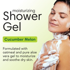 ShiKai Daily Moisturizing Shower Gel (Cucumber Melon, 12 oz) | Gentle Formula | With Aloe Vera & Oatmeal for Soft, Healthy Skin | Dry Skin Relief ShiKai Daily Moisturizing Shower Gel (Cucumber Melon, 12 oz) | Gentle Formula | With Aloe Vera & Oatmeal for Soft, Healthy Skin | Dry Skin Relief