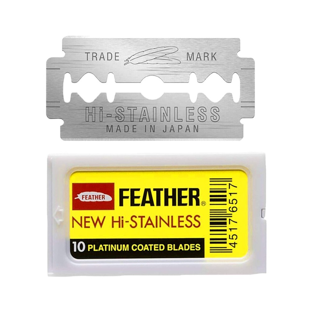 Feather Double Edge Safety Razor Blades 10 Count Feather Double Edge Safety Razor Blades 10 Count